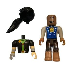 Roblox Series 7 Gymnasium Olivia Mini Figure Kids Toy Blue Black Outfit